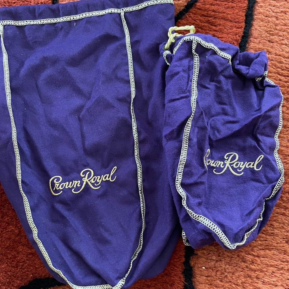Purple Crown Royal Bags
